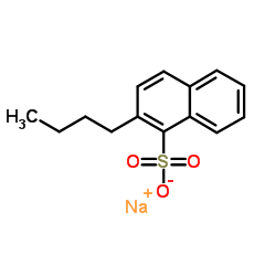 Sodium 2-butyl-1-naphthalenesulfonate Structure