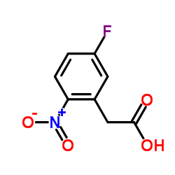 (5-FLUORO-2-NITRO-PHENYL)-ACETIC ACID Structure
