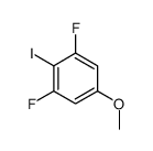 1,3-Difluoro-2-iodo-5-methoxybenzene structure