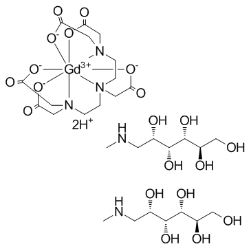 Gadopentetate dimeglumine Structure